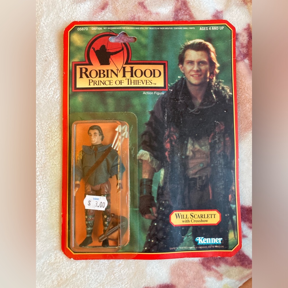 Robin Hood Prince of Thieves action figure Will Scarlet with Crossbow